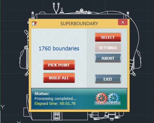 Adding all boundaries to a drawing using SuperBoundary app Adding all boundaries to a drawing using SuperBoundary app