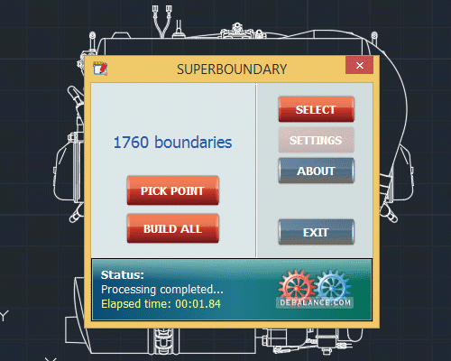 Adding boundaries to a drawing using SuperBoundary app Adding boundaries to a drawing using SuperBoundary app